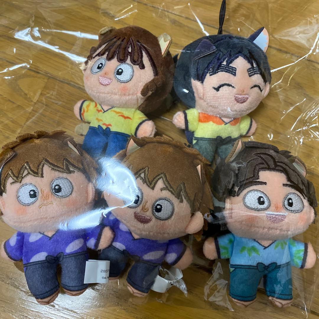 忍たま　ほわぬい　ナンジャタウン　5年生セット(尾浜、久々知、竹谷、鉢屋、不破)