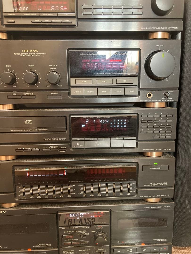 SONY コンパクトステレオシステム　LBT-V725