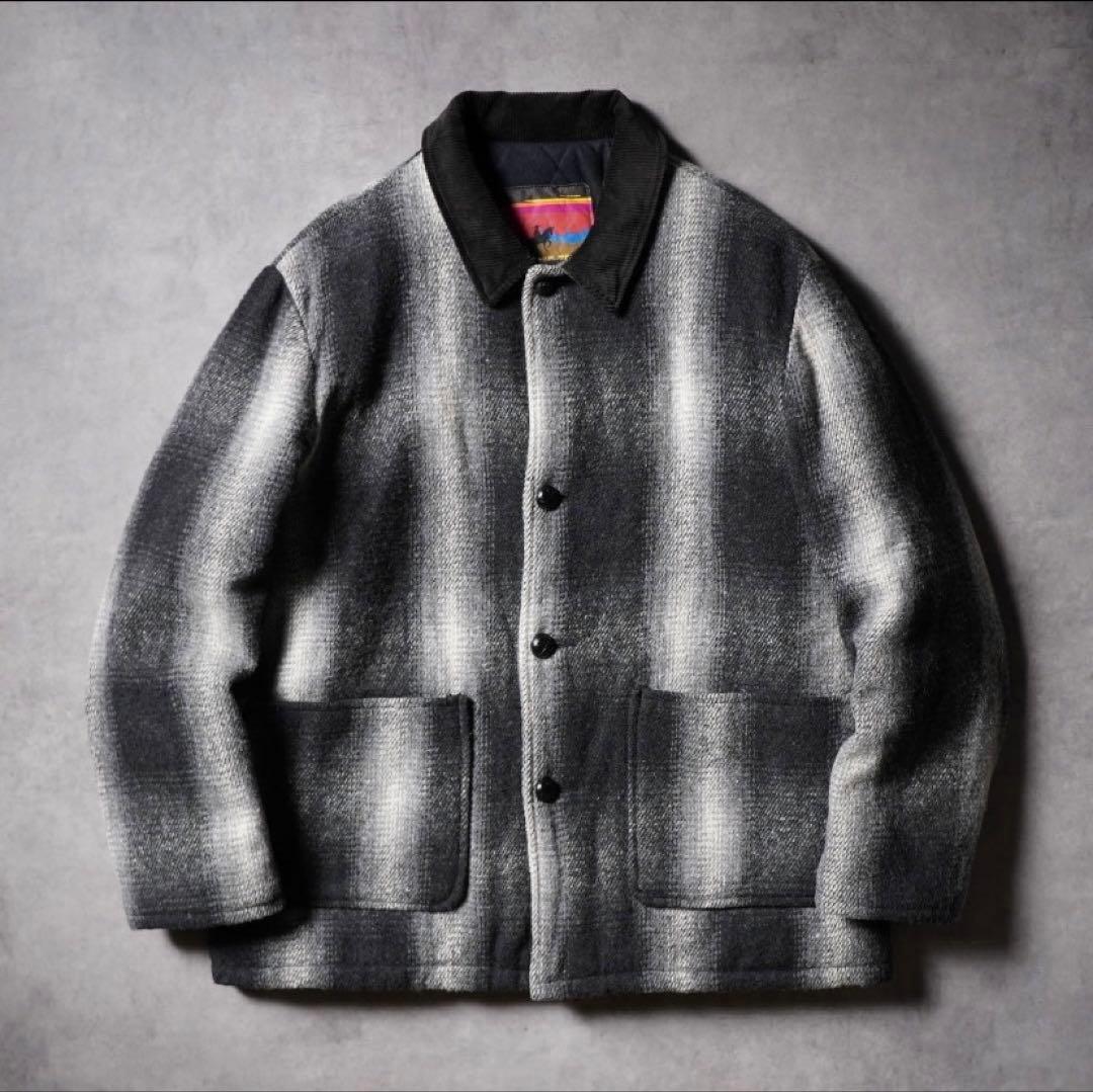 80s~ SANTA FE TRAIL USA製 オンブレ ウールジャケット