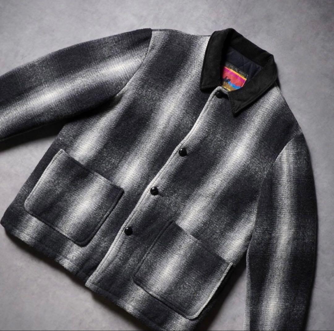 80s~ SANTA FE TRAIL USA製 オンブレ ウールジャケット