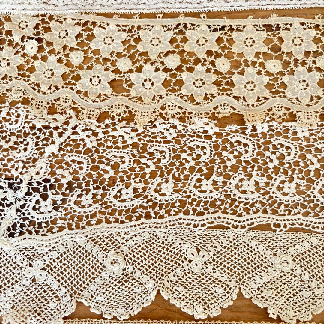 フランス アンティークレース.モチーフ色々セット