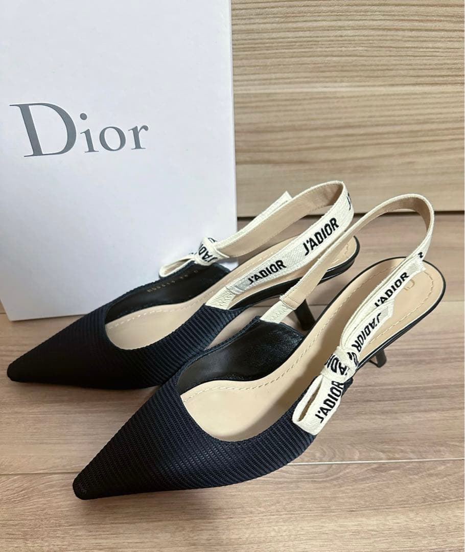 DIOR クリスチャンディオール J'ADIOR パンプス スリングバック 38