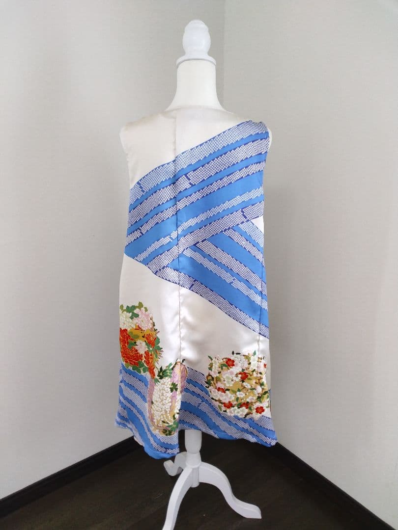 みさき 振袖リメイク ノースリーブワンピース