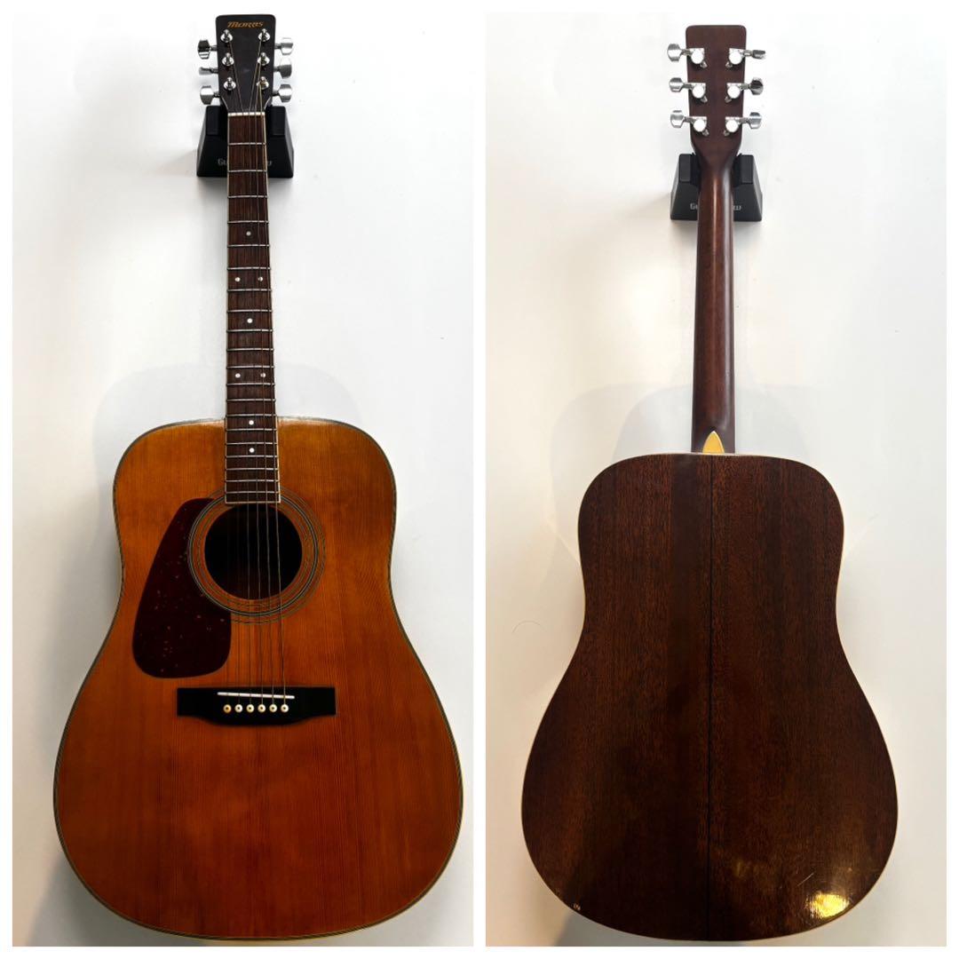 生産完了品【状態良好/レフティ】Morris アコギ　左利き　GOTOHペグ