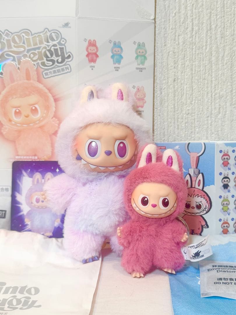 【新品未使用】ラブブEnergy LUCK PINぬいぐるみセット