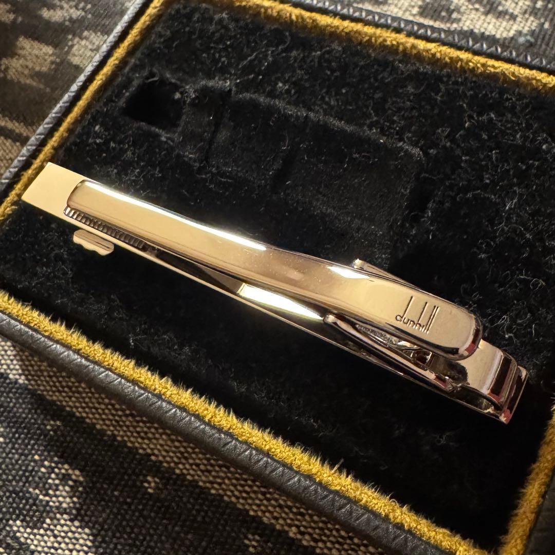 dunhill ブルドッグ シルバー ネクタイピン タイバー ダンヒル