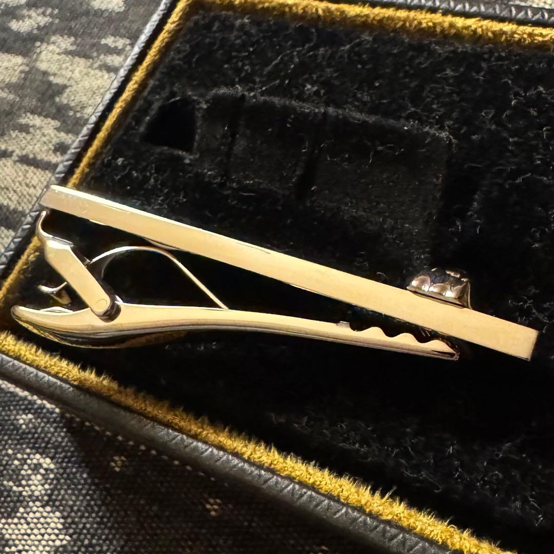 dunhill ブルドッグ シルバー ネクタイピン タイバー ダンヒル