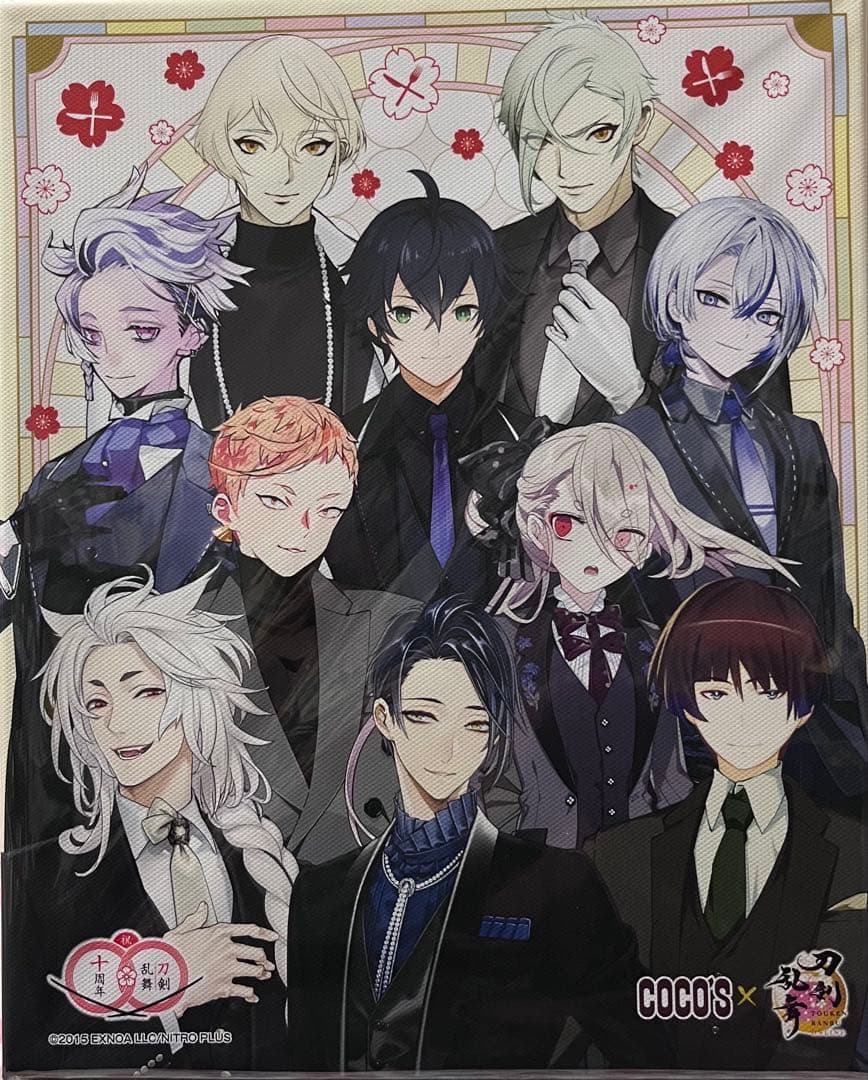 ココス 刀剣乱舞 当選品 ファインボード 三日月 小狐丸 髭切 膝丸 水心子