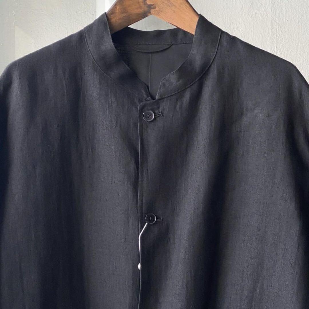 値下げします！COMOLI カナパ　スタンドカラーノーカラージャケット サイズ4