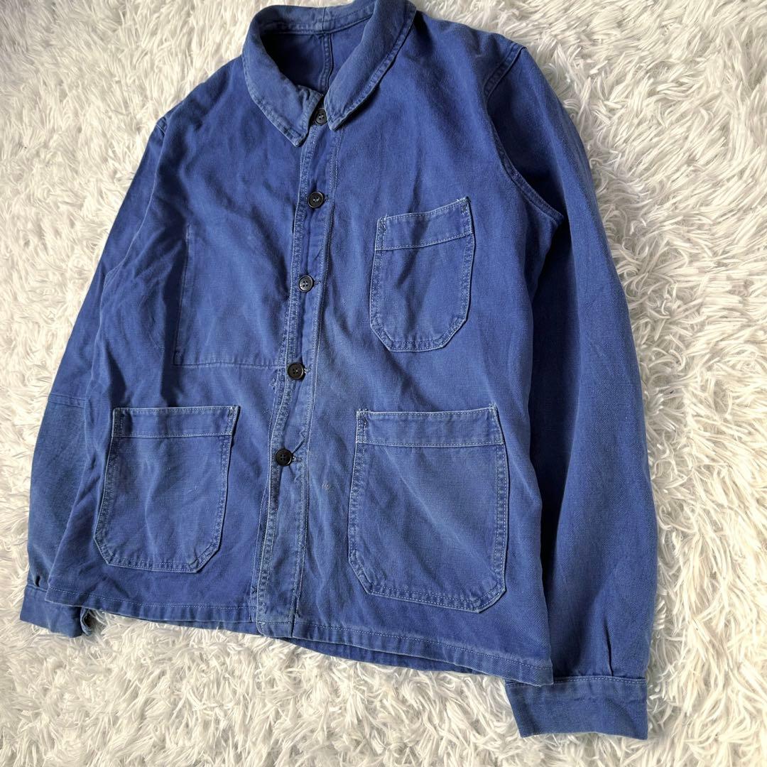 60s フレンチ カバーオール ブルー ユーロワーク vintage 雰囲気系