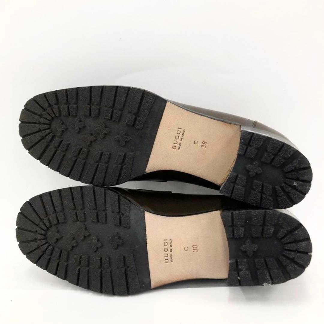 GUCCI　グッチ　シューズ　ローファー　サイズ38　箱　保存袋付き　24.5㎝