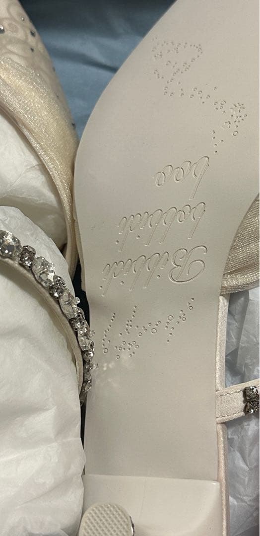 randa シンデレラ シリーズ ドレスアップミュール ホワイト