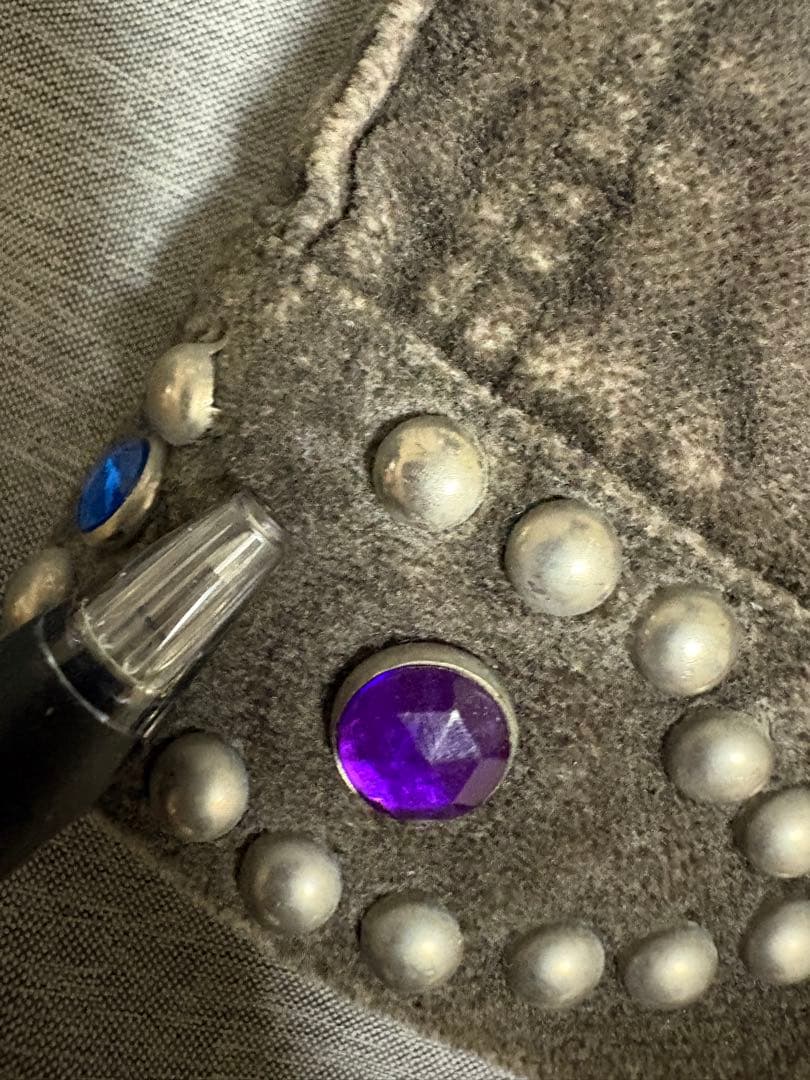 Number (N)ine カート期 スタッズシャツジャケット グレー サイズ3