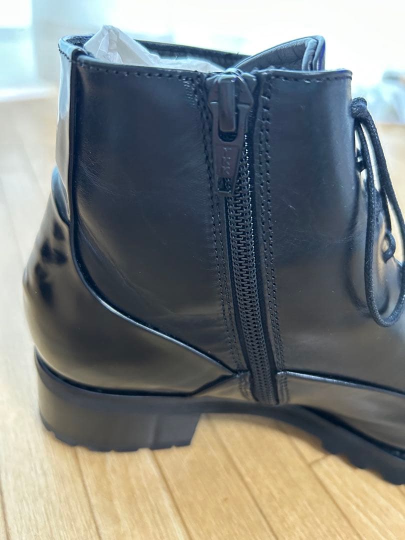 まめ　ファビオルスコーニ　黒ショートブーツ　新品