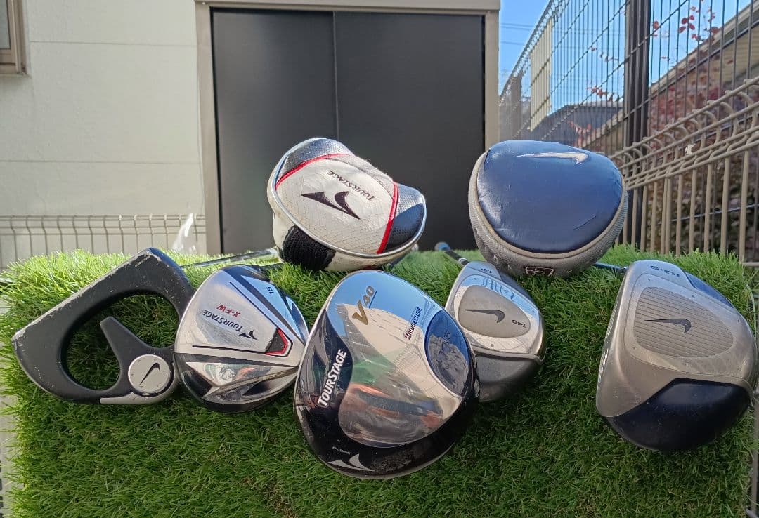 まーさま専用 お買い得初心者デビュー用ナイキ他メンズ ゴルフ13本セット