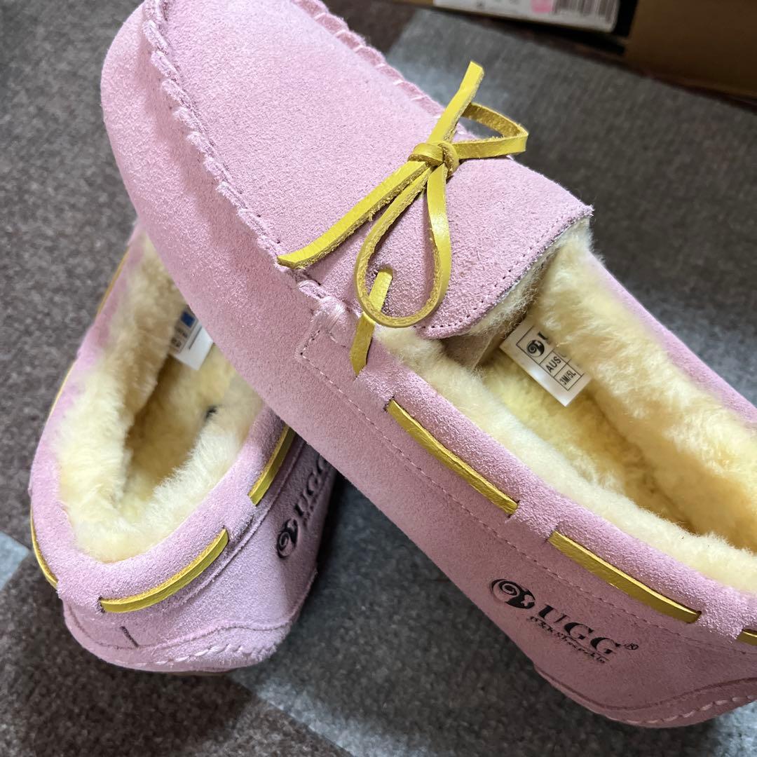 セール品新品1点物ムートンモカシンピンク22cm