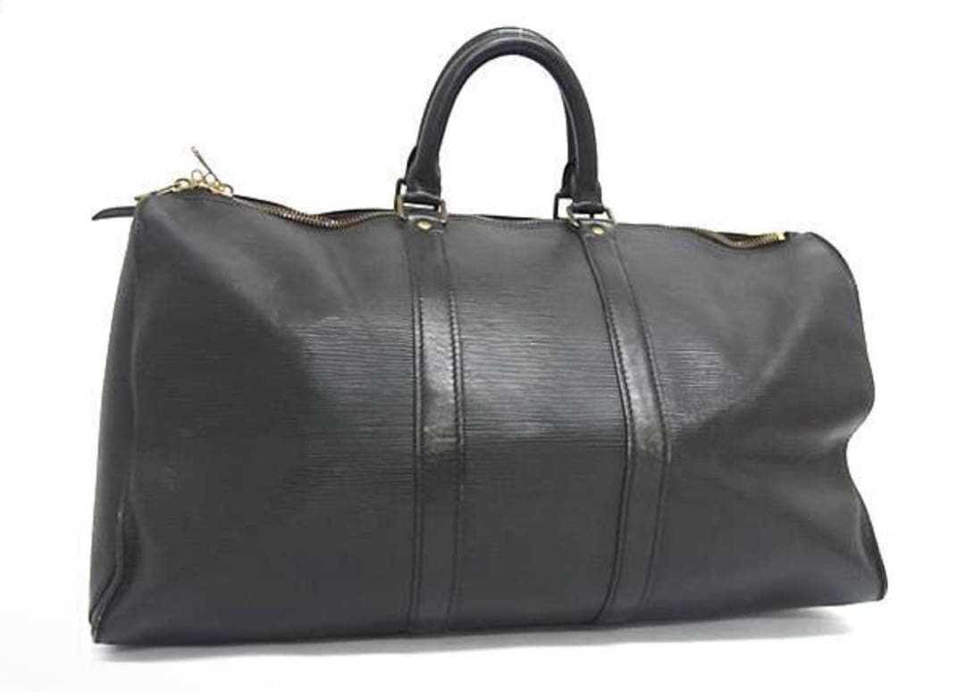 （限定価格）ルイヴィトン　キーポル45 エピレザー　黒　ボストンバッグ