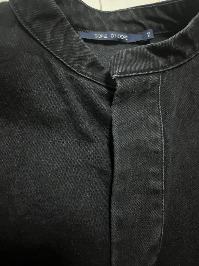 ソフィードール ブラックデニムプルオーバー