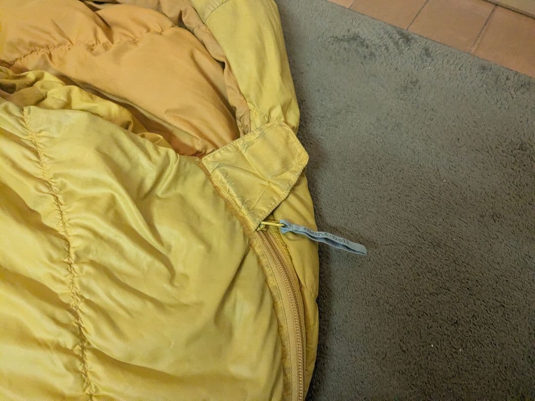 モンベル スパイラルダウンハガー650 #2 左ジッパーイエロー