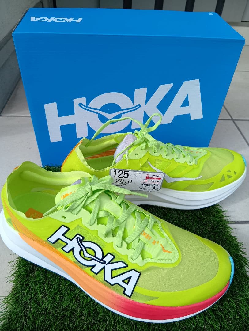 写真追加(未使用)ＨＯＫＡ ROCKETX2 28.0cm ホカ　ロケットX2