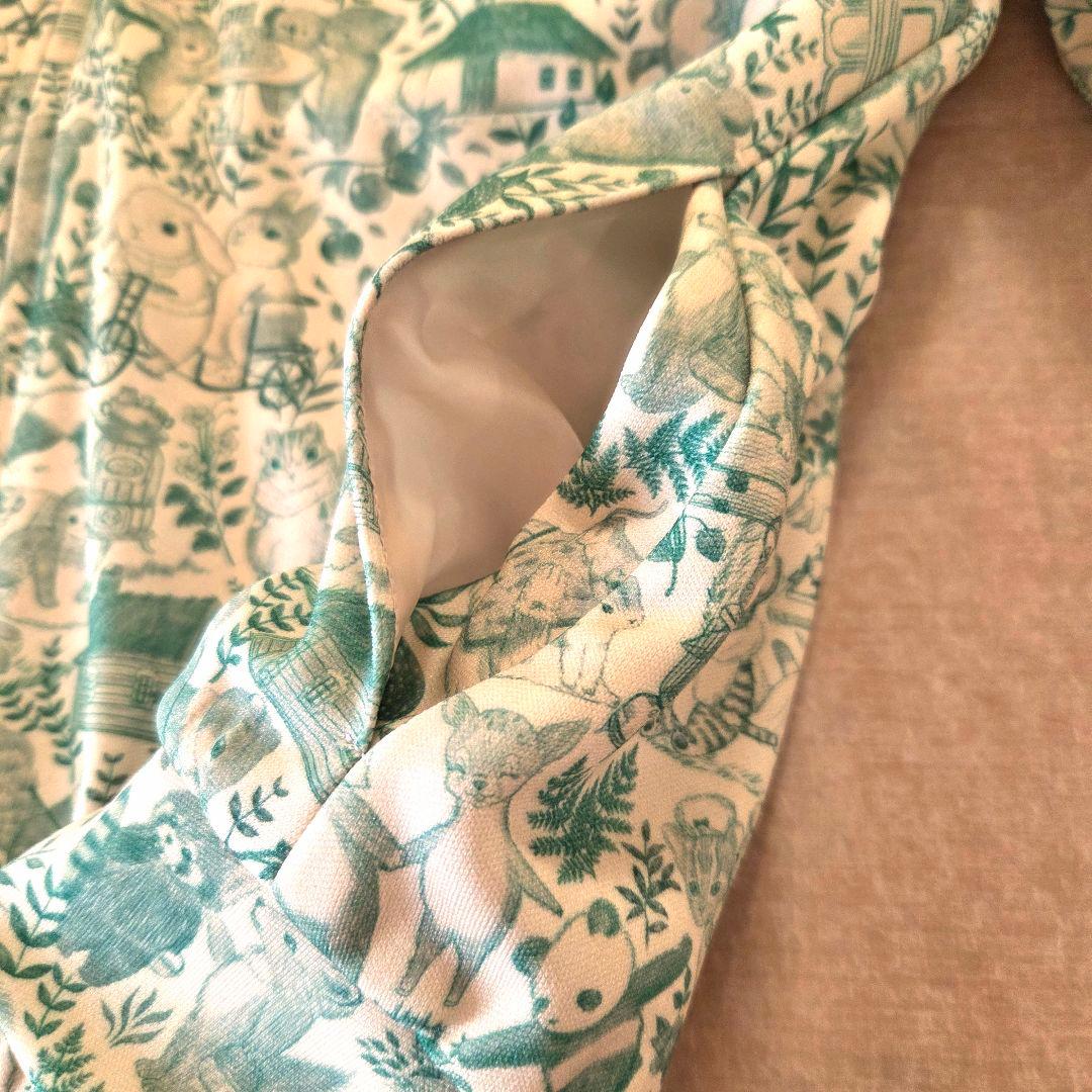 ジョリープッぺ【22fabric】ユキエモン　ダンボールニット　ラグランパーカー