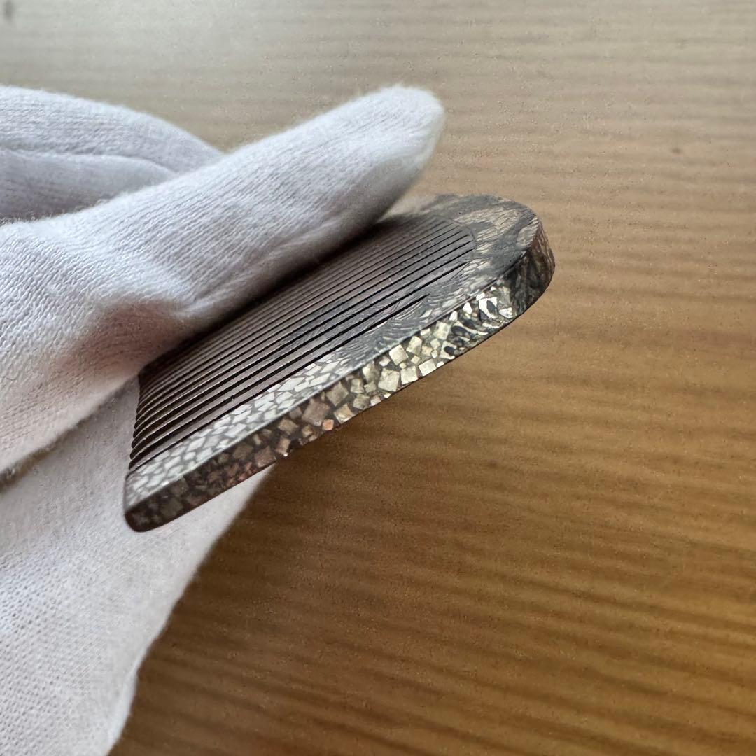 櫛　レトロ　在銘あり　和物　銀　松