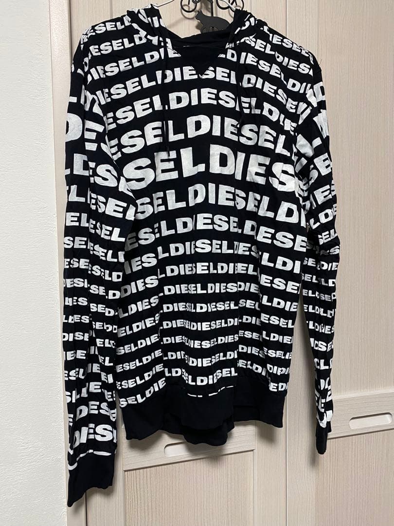 DIESEL ロゴプリント フード付きトレーナー・ジョガーパンツセット