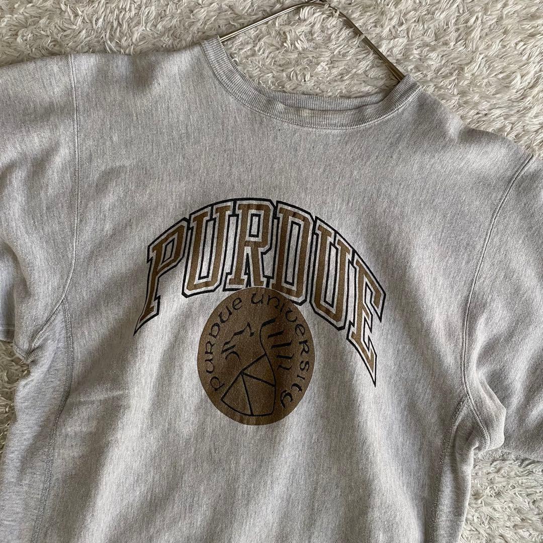 美品/80s後期/XL チャンピオン トリコタグ USA製 リバースウィーブ