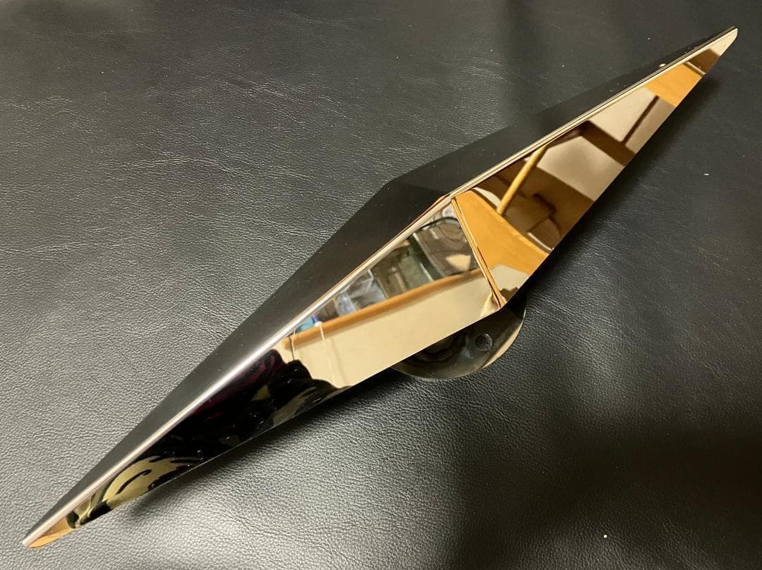 鏡面ステンレス製 大型車用 22.5インチ ホイール 一文字 スピンナー 4個