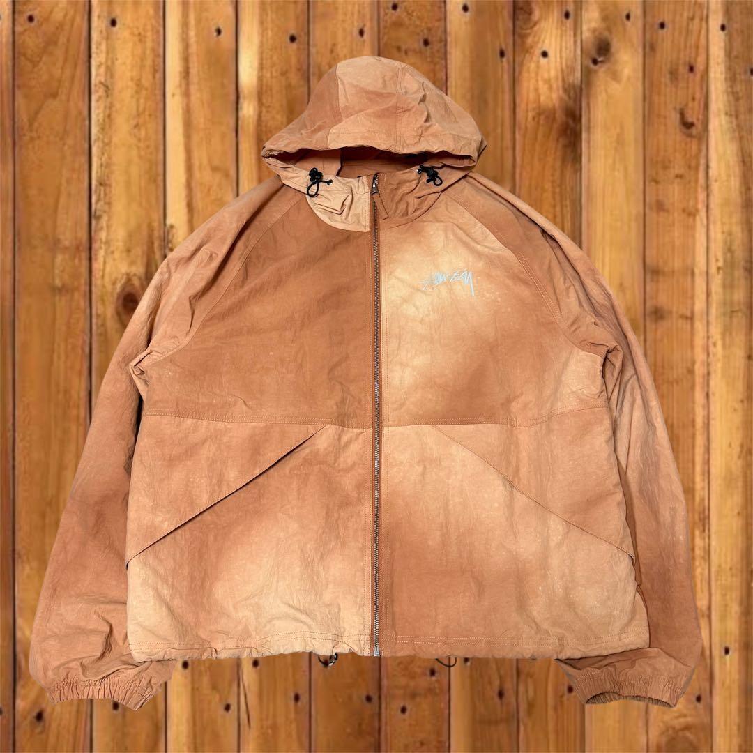 stussy シェルジャケット ナイロンジャケット オレンジ