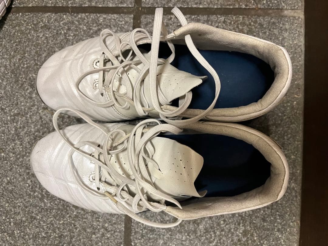 アシックス DS LIGHT WIDE 24.0cm 1103A080 白×紺