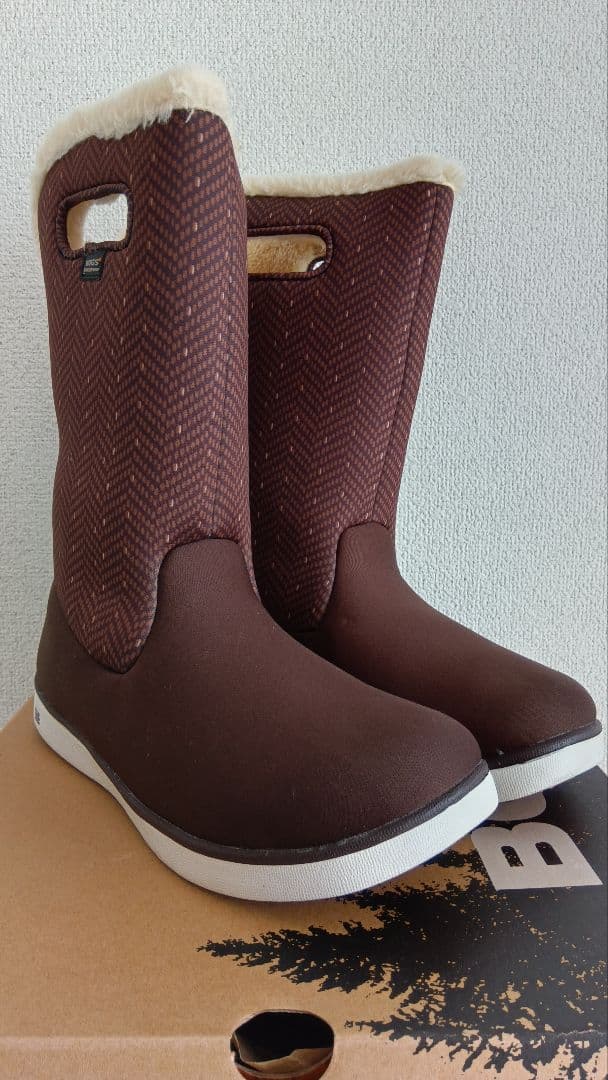 Bogs ブラウン ロングブーツ スノーブーツ MID BOOTS