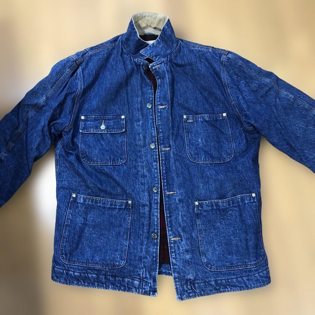 美品 Polo Ralph Lauren デニムカバーオール 白タグ　Lサイズ