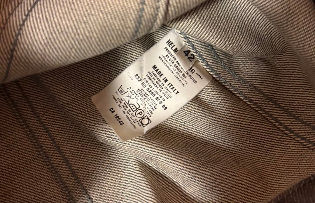ジャケット・アウター helmut lang classic raw denim jacket 99s