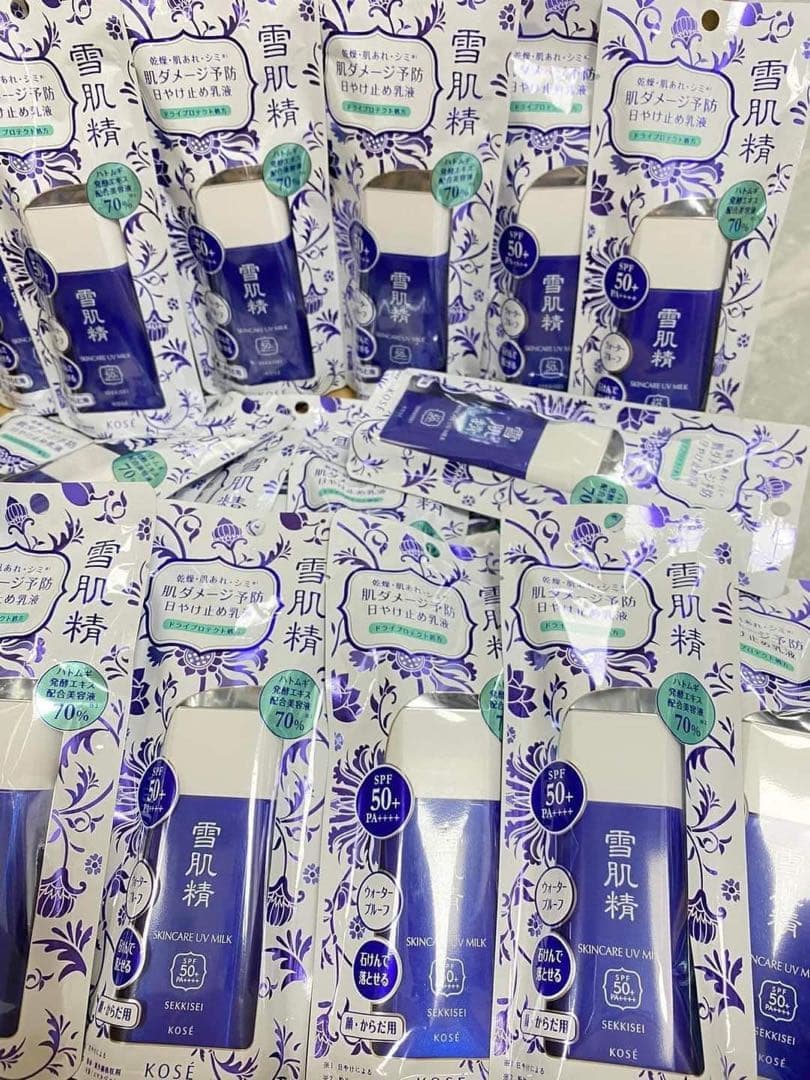 10本KOSE 雪肌精 UV エッセンス 50ml SPF50+