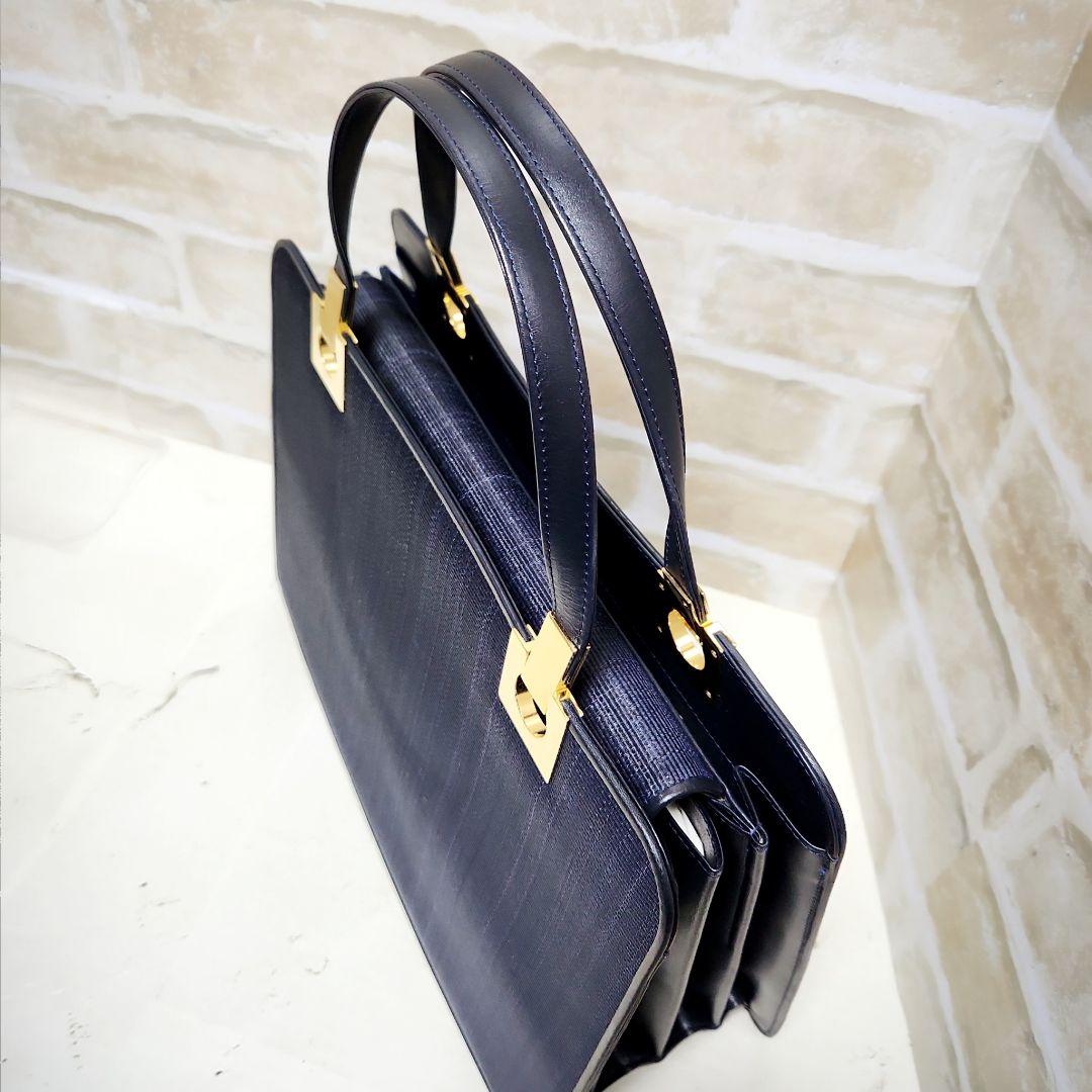 ★Comtesse【コンテス】ビジネスバッグ ネイビー 極美品 付属品お得！