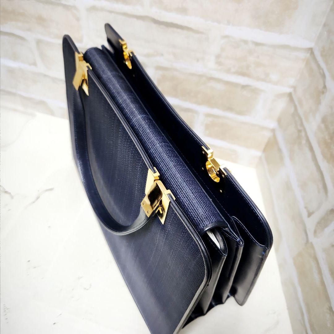 ★Comtesse【コンテス】ビジネスバッグ ネイビー 極美品 付属品お得！