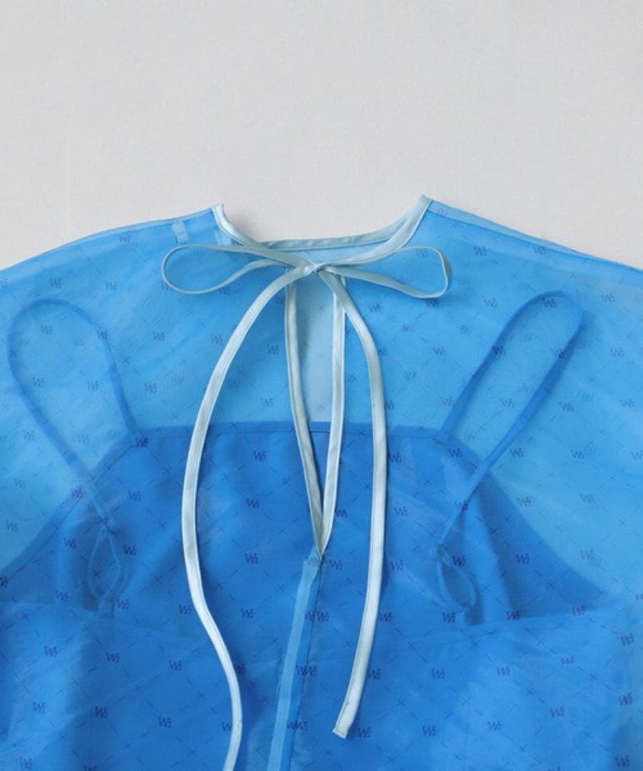 ownth青のチュールロングワンピース