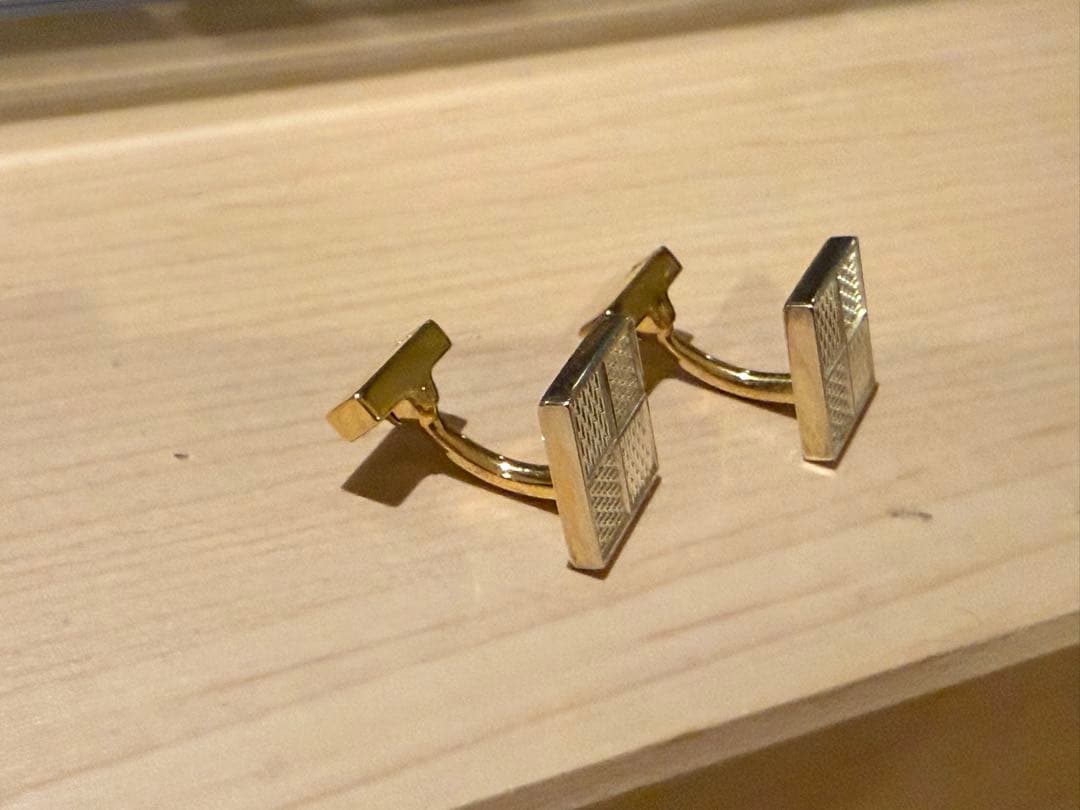 ⭕️正規品 ルイヴィトン カフリンクス カフス ag925 ダミエ4 美品