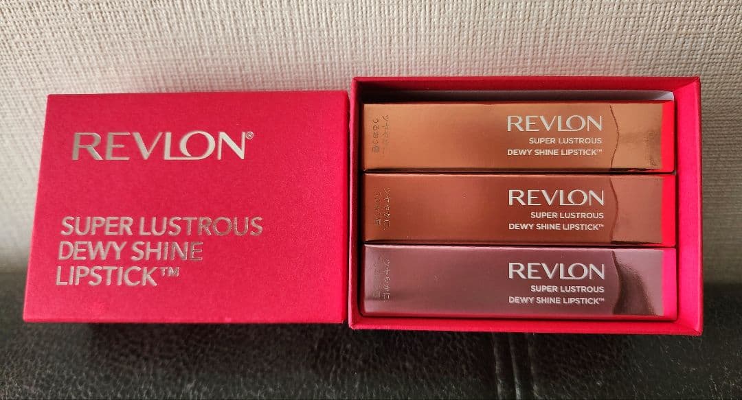 6本セット REVLON スーパー ラストラス デューイ シャイン リップ