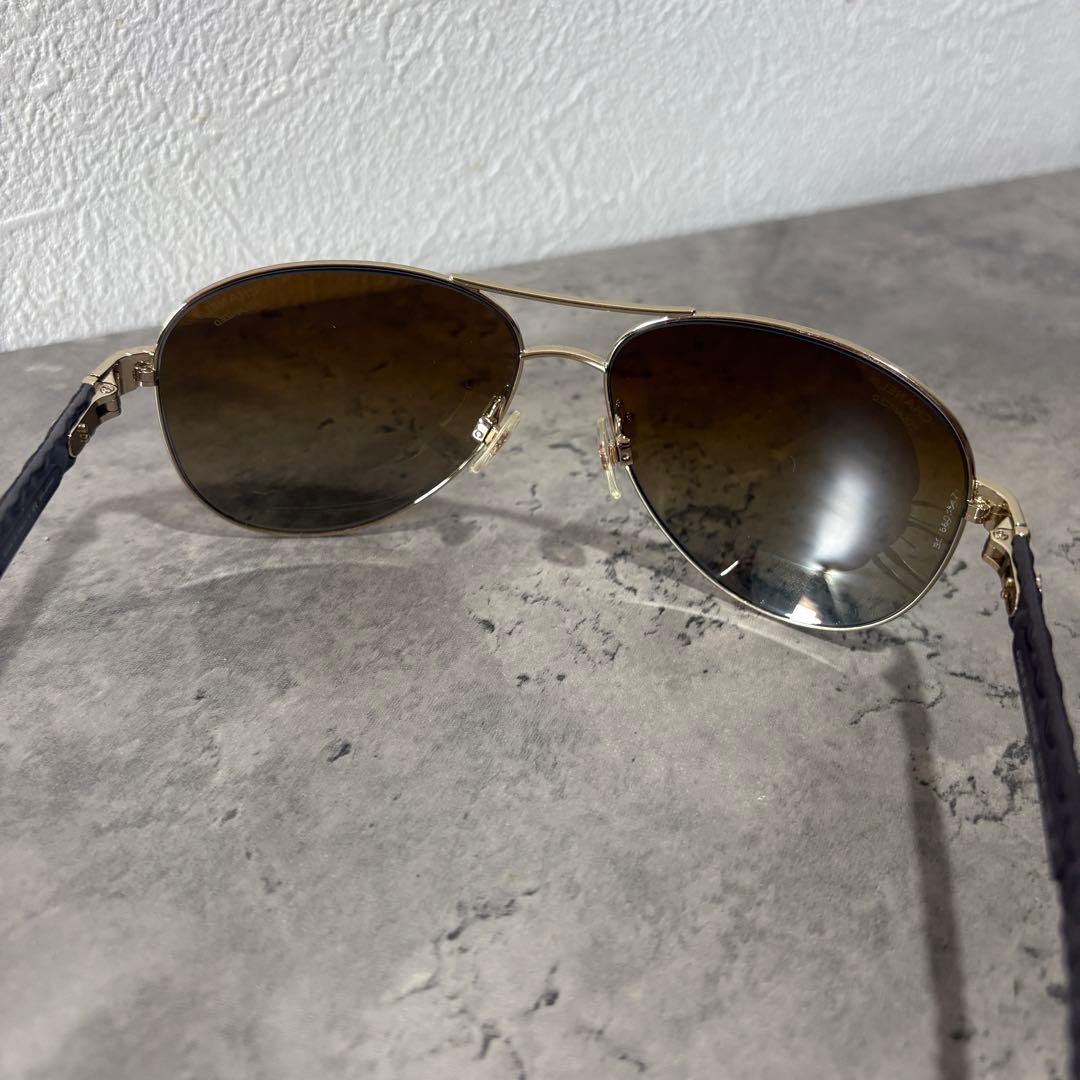 CHANEL ゴールドフレーム サングラス 試着のみ 箱付き