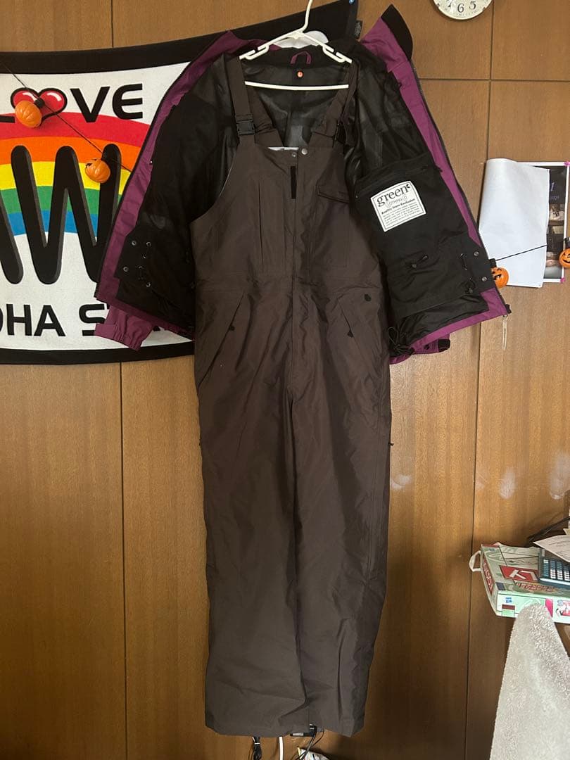 グリーンクロージング 上下セット スキー/スノボウェア