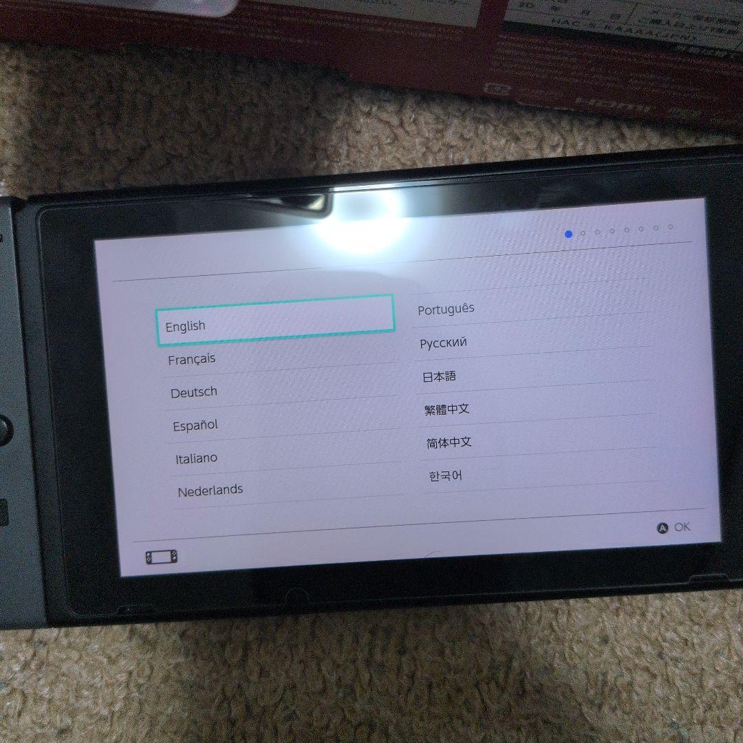 Nintendo Switch 本体 充電器 箱あり