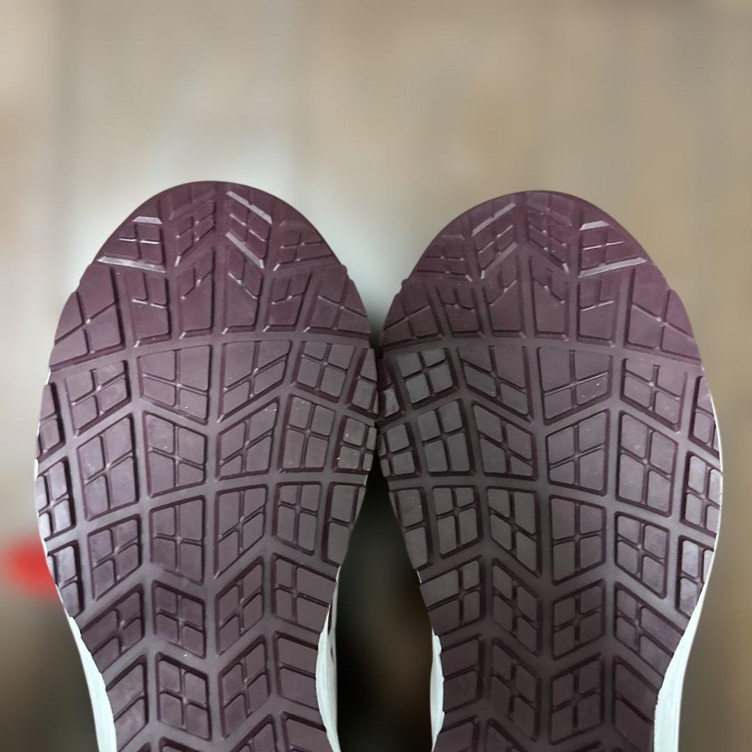 asics アシックス　安全靴　ウインジョブ　美品　25.5cm レッド