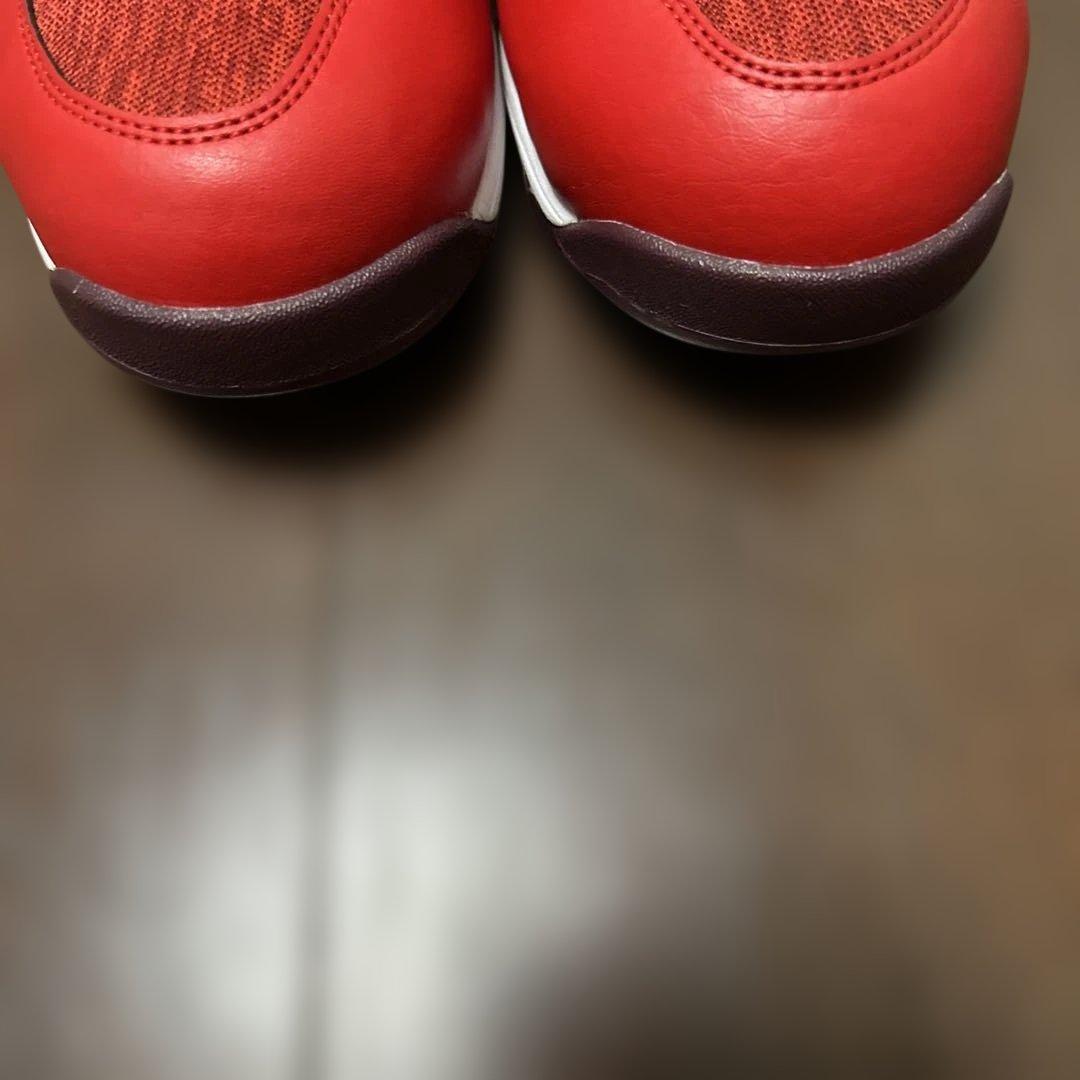 asics アシックス　安全靴　ウインジョブ　美品　25.5cm レッド