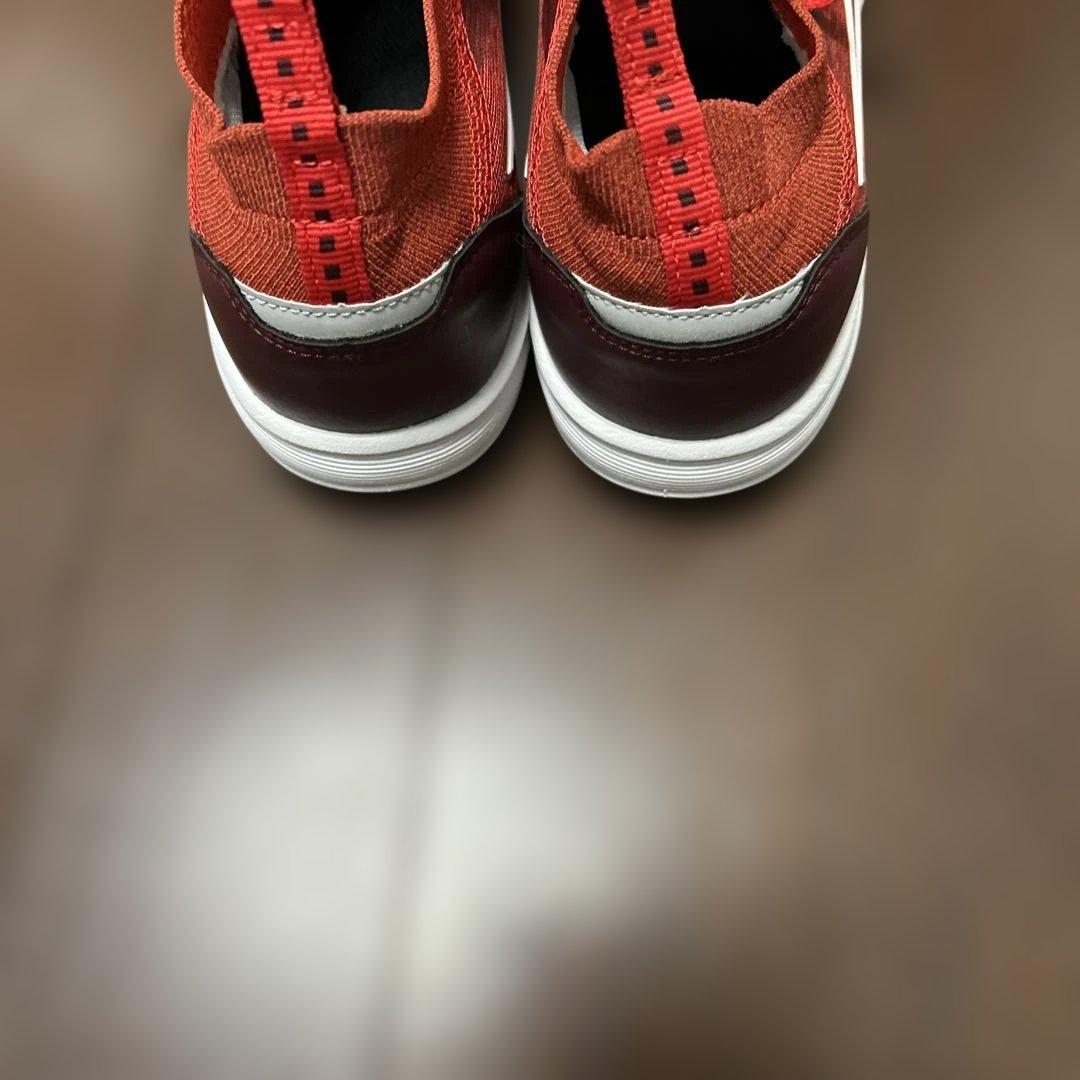 asics アシックス　安全靴　ウインジョブ　美品　25.5cm レッド