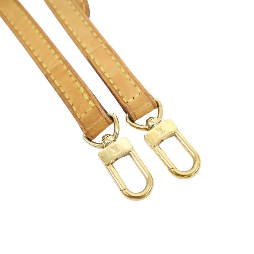 調節可 ルイヴィトン ショルダーストラップ ヌメ革 ゴールド金具 ストラップ