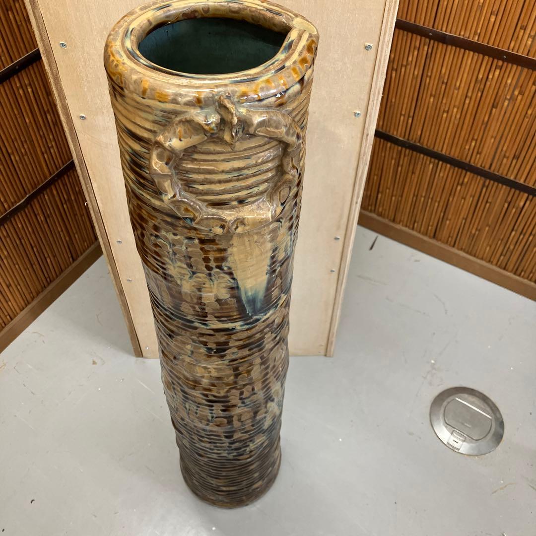 骨董品　華道道具　筒型花器　大正時代から昭和初期　S1068KOTK