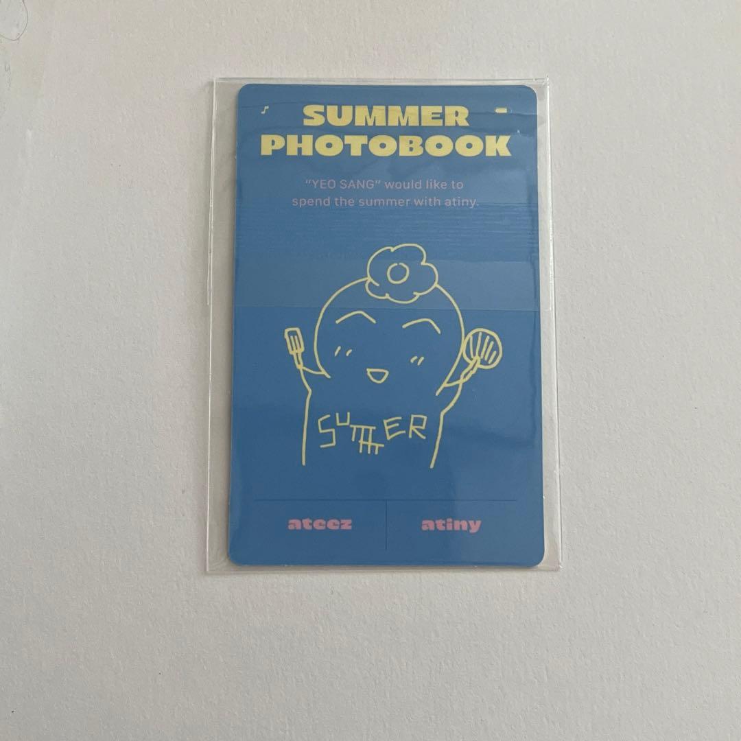 ATEEZ ヨサン　トレカ　SUMMER PHOTO BOOK KQ shop