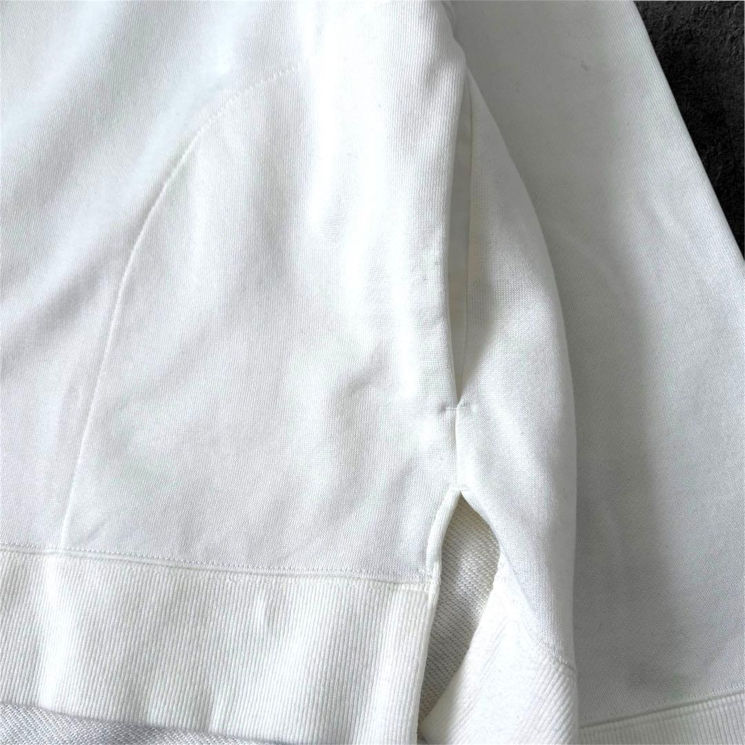 ebure 上質スウェットフーディ ホワイト